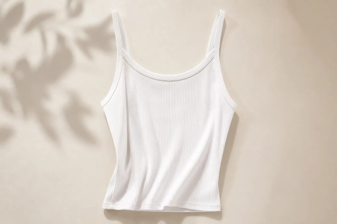 The Ribbed Cotton Camisole